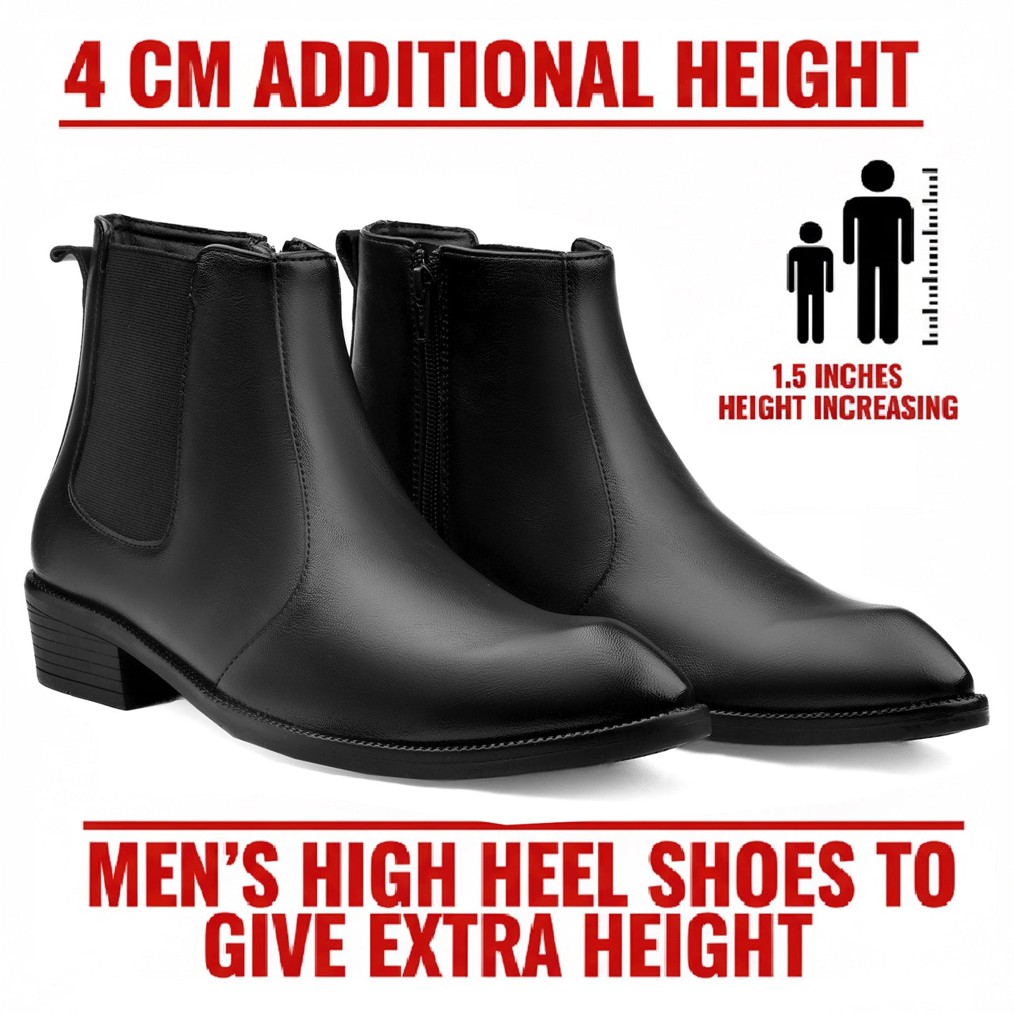 Elevate 2 Inches Smart Height Boost Boots