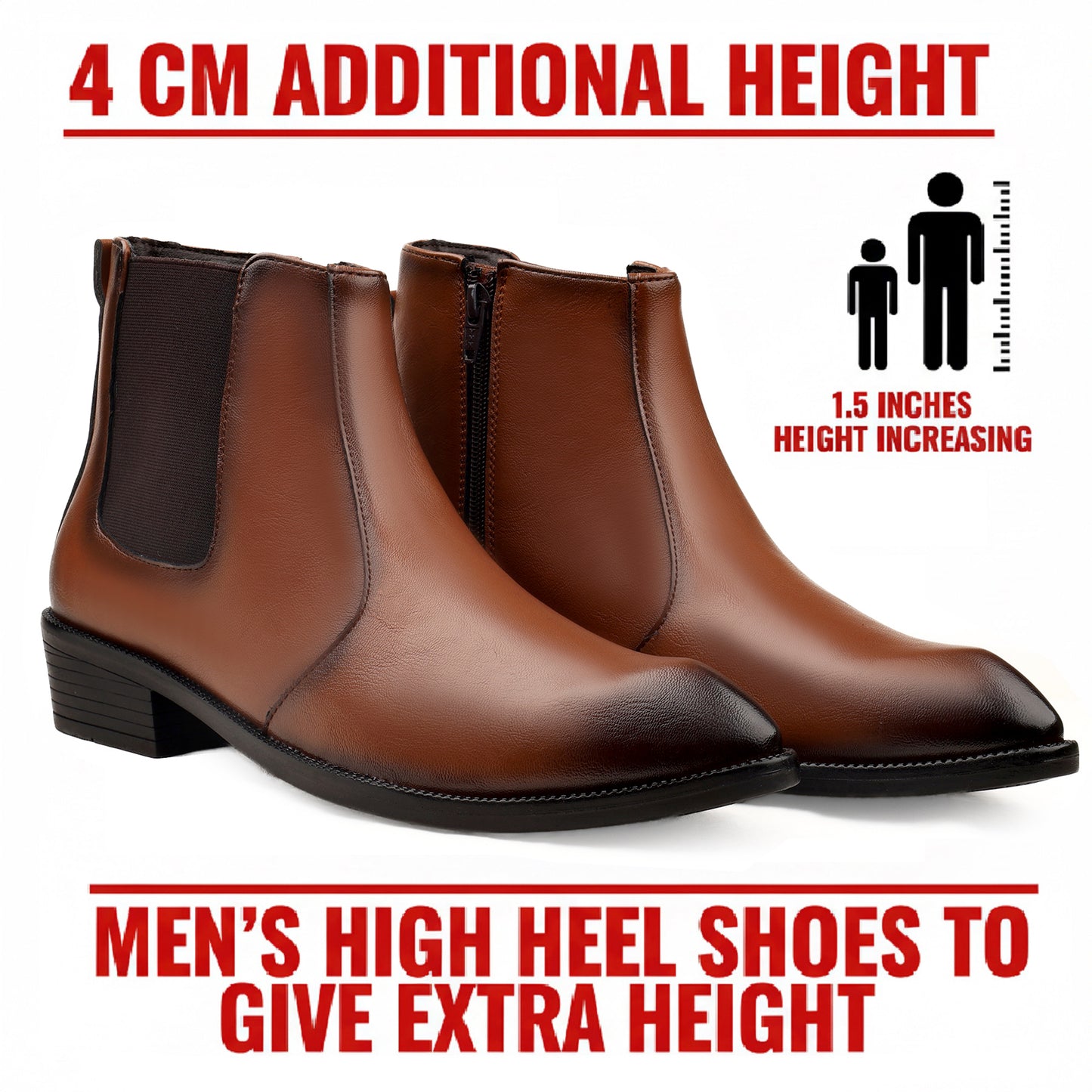 Elevate 2 Inches Smart Height Boost Boots