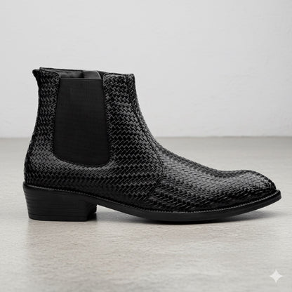 Height Increasing Chelsea Ankle Boots for Men