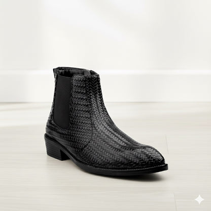 Height Increasing Chelsea Ankle Boots for Men