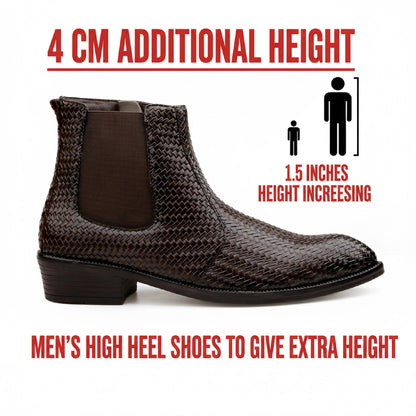 2 Inch Height Boots for Modern Men