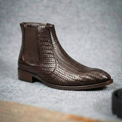 Height Increasing Chelsea Ankle Boots for Men
