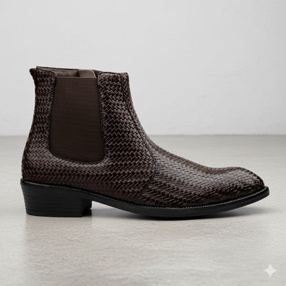 Height Increasing Chelsea Ankle Boots for Men