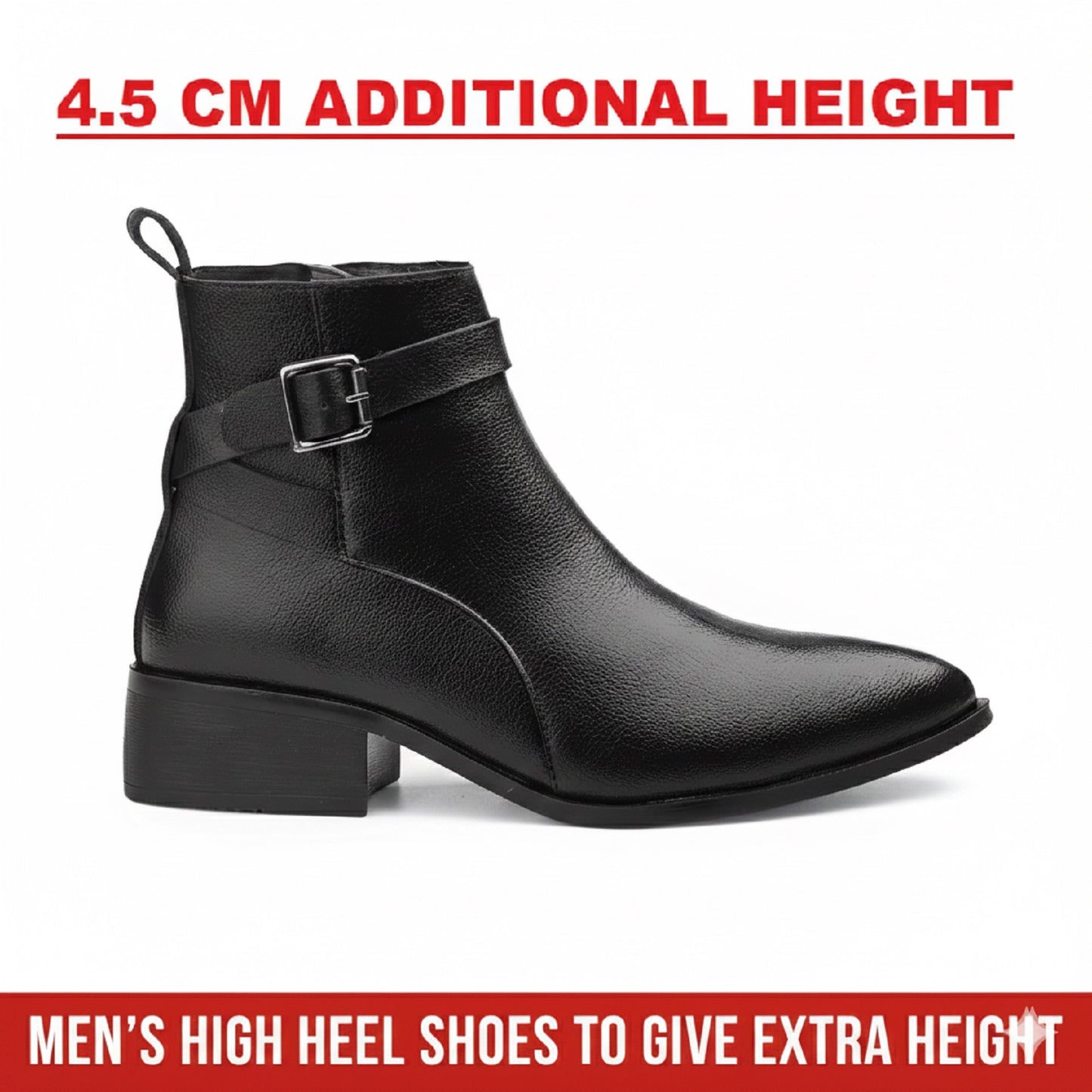 Men’s Stylish 4.5 CM Height Elevator Boots