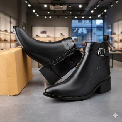 Men’s Brown Hidden Height Boost Boots