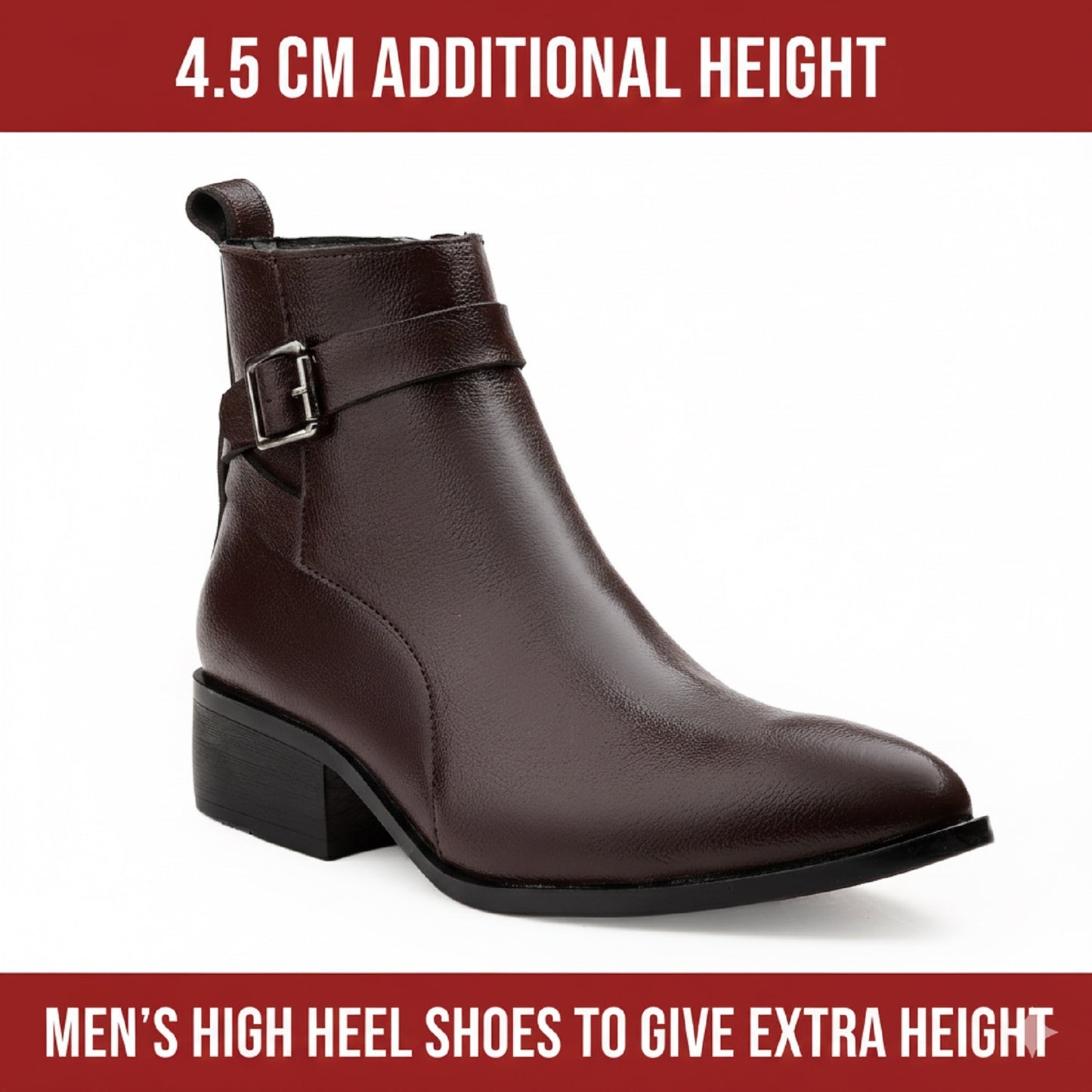 Men’s Height Boost Boots for Formal & Casual Wear