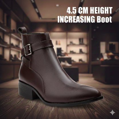 Men’s Brown Hidden Height Boost Boots