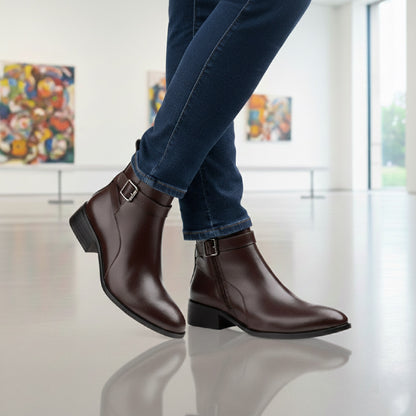 Men’s Stylish 4.5 CM Height Elevator Boots