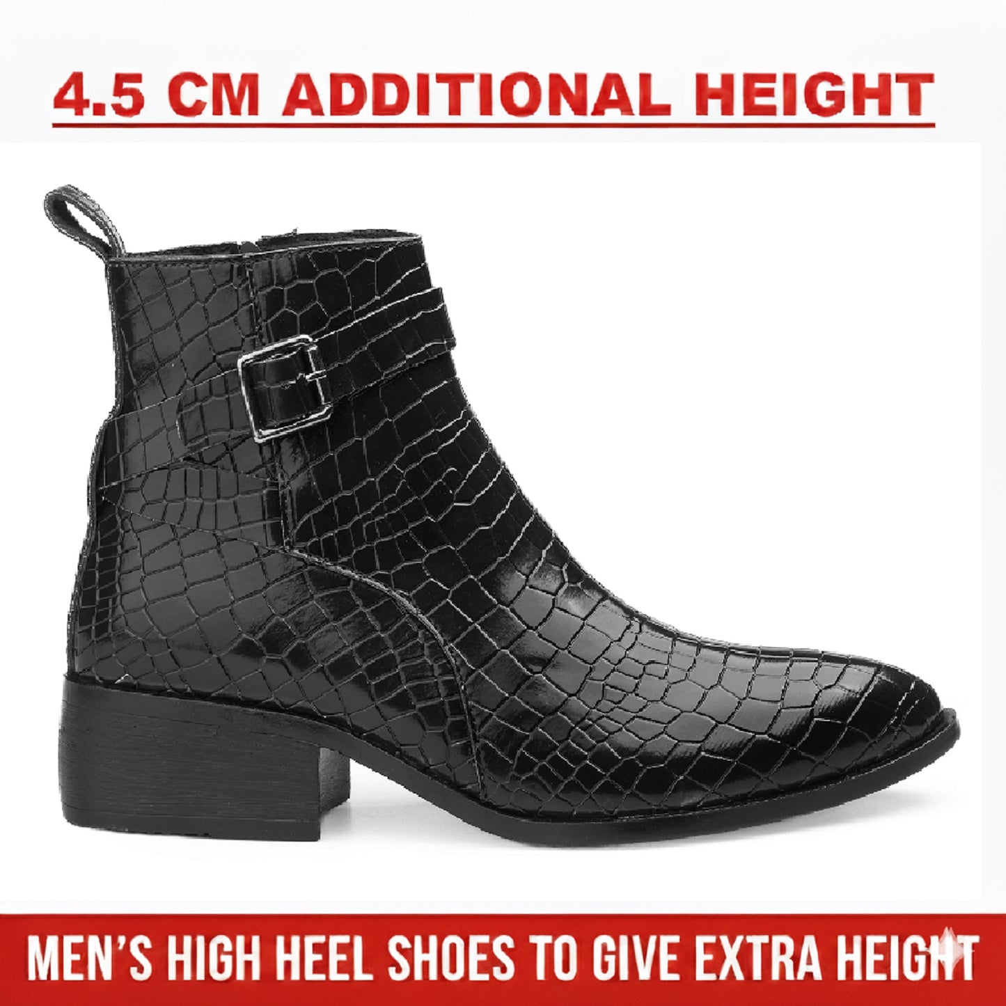 Elevation Plus Men’s Height-Enhancing Boots 4.5 cm Lift