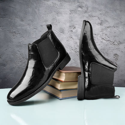 Men’s Premium Leather Stylish Boots – Durable, Comfortable & Timeless Design