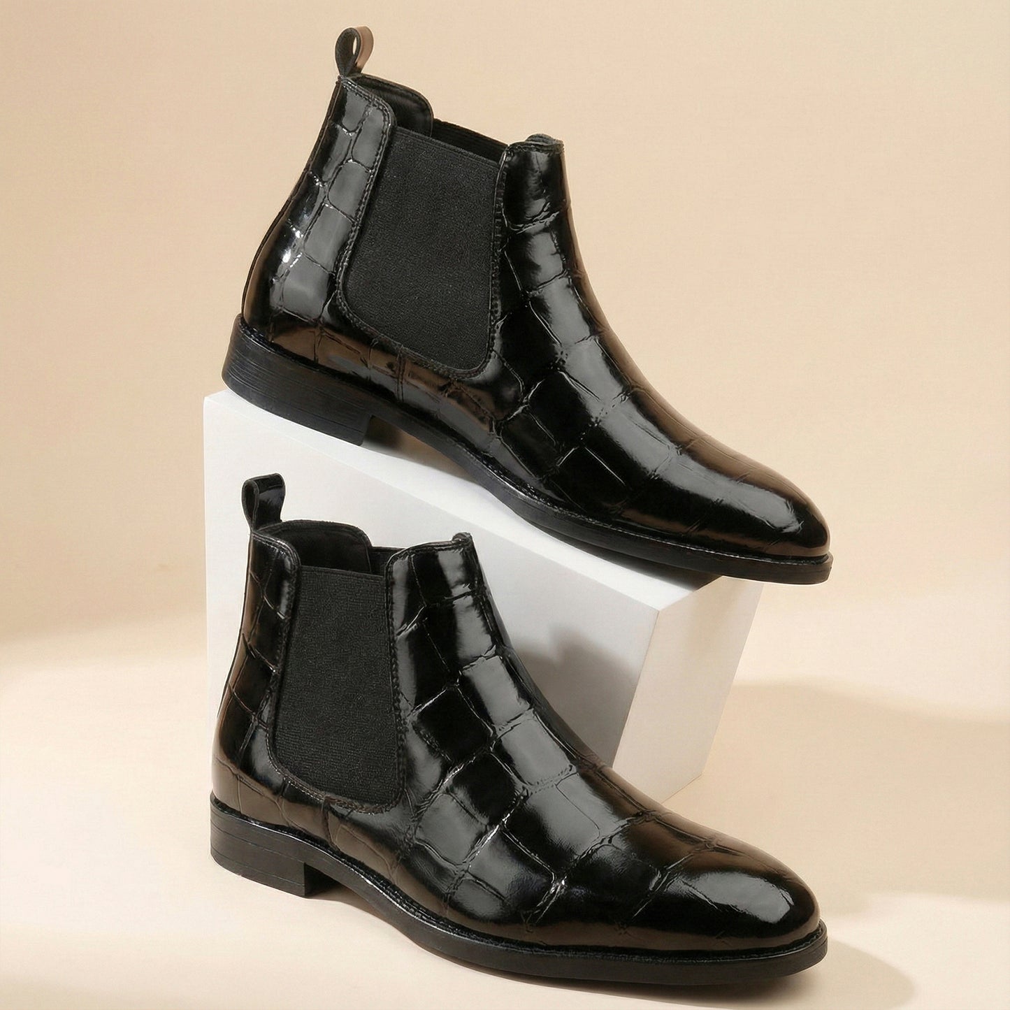 Men’s Premium Leather Stylish Boots – Durable, Comfortable & Timeless Design