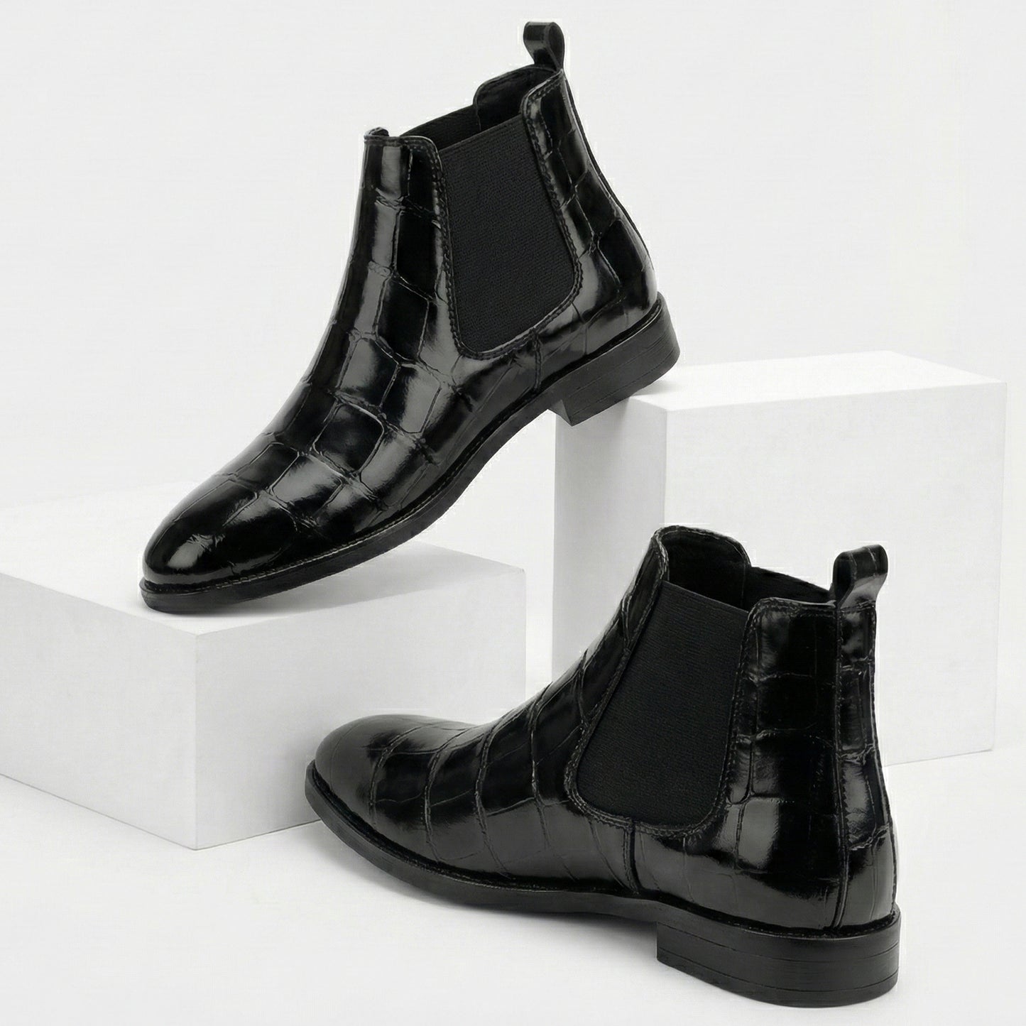Men’s Premium Leather Stylish Boots – Durable, Comfortable & Timeless Design