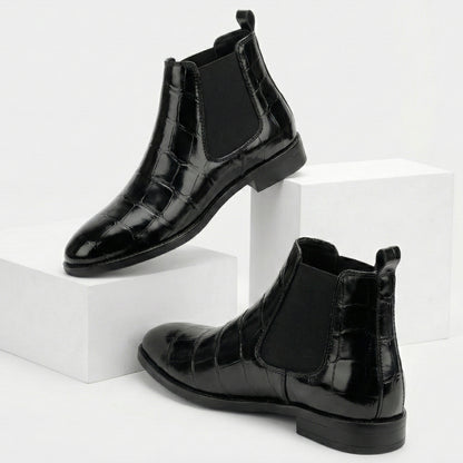 Men’s Premium Leather Stylish Boots – Durable, Comfortable & Timeless Design