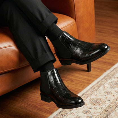 Men’s Premium Leather Stylish Boots – Durable, Comfortable & Timeless Design