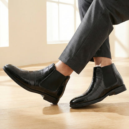 Men’s Premium Leather Stylish Boots – Durable, Comfortable & Timeless Design