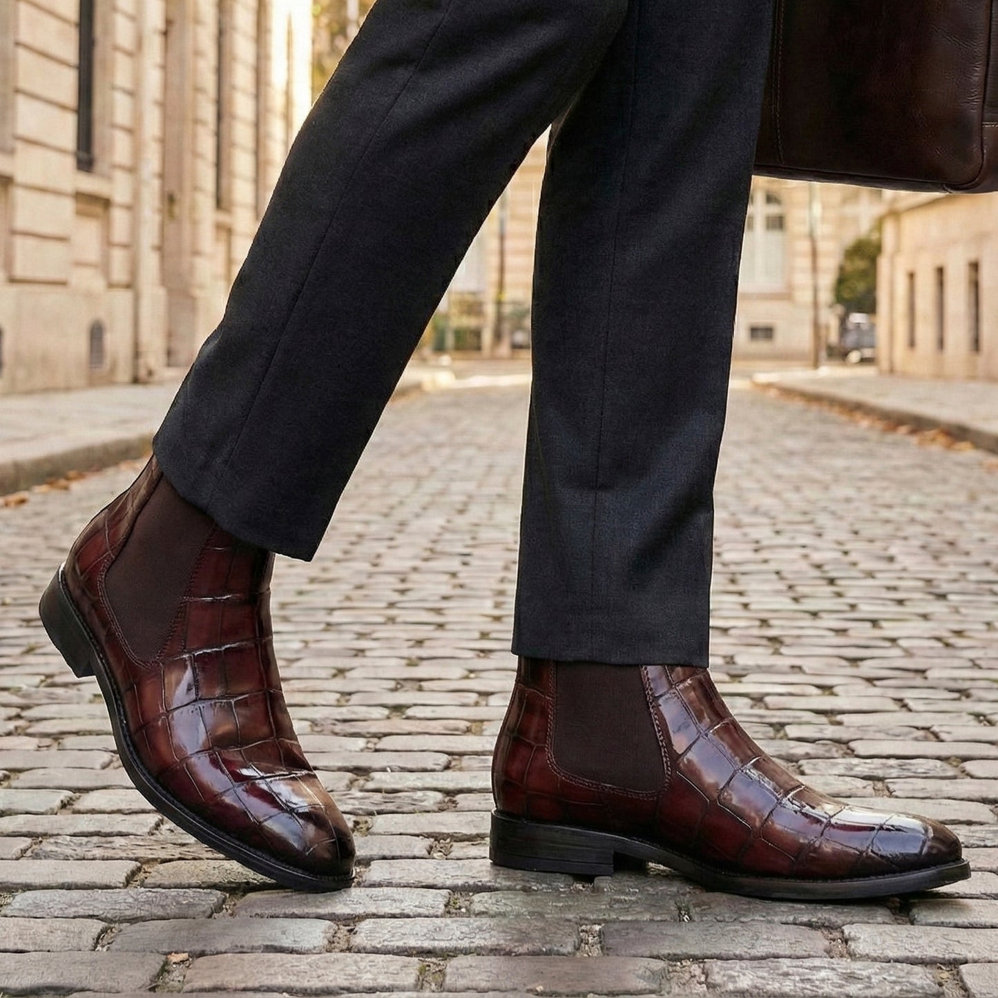 Men’s Premium Leather Stylish Boots – Durable, Comfortable & Timeless Design