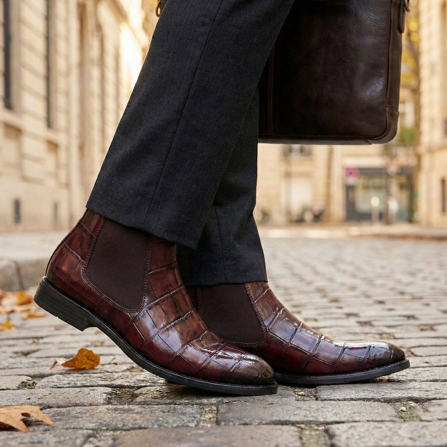 Men’s Premium Leather Stylish Boots – Durable, Comfortable & Timeless Design
