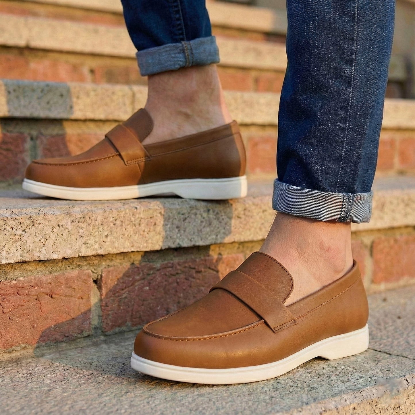 BXXY Men’s Casual Loafers – Slip-On Shoes for Party