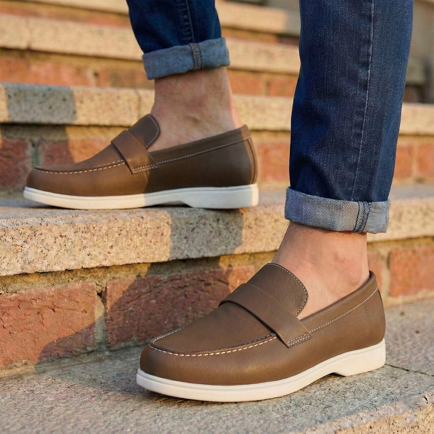 BXXY Men’s Casual Loafers – Slip-On Shoes for Party