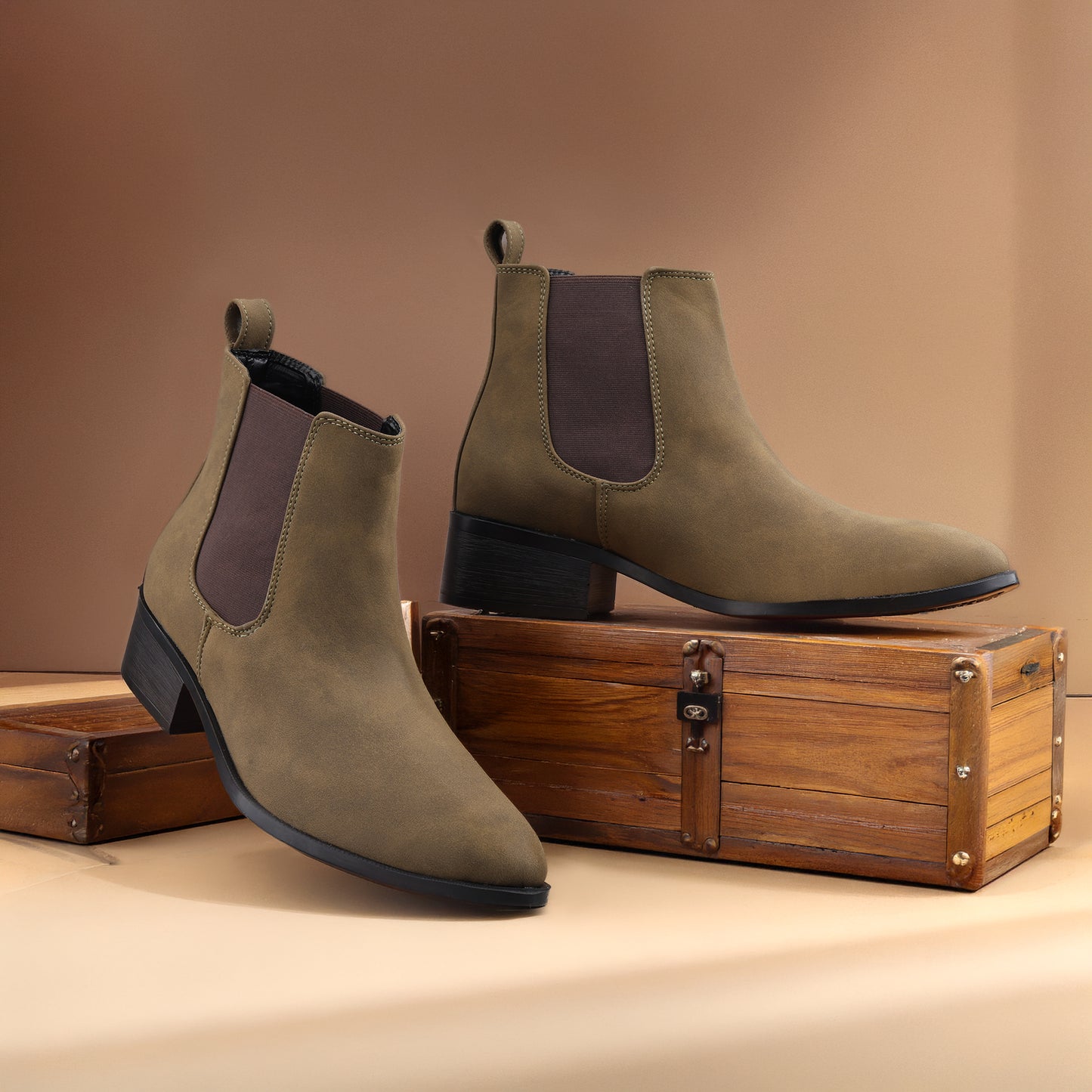 Bxxy 4.5cm Height-Boost Men’s Chealsea Boots