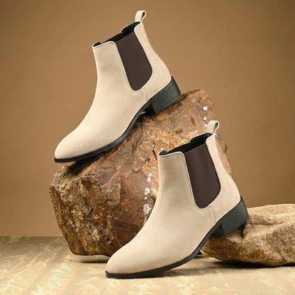 Bxxy Men’s 4.5cm Heel Height Boots – Stylish Elevation with All-Day Comfort