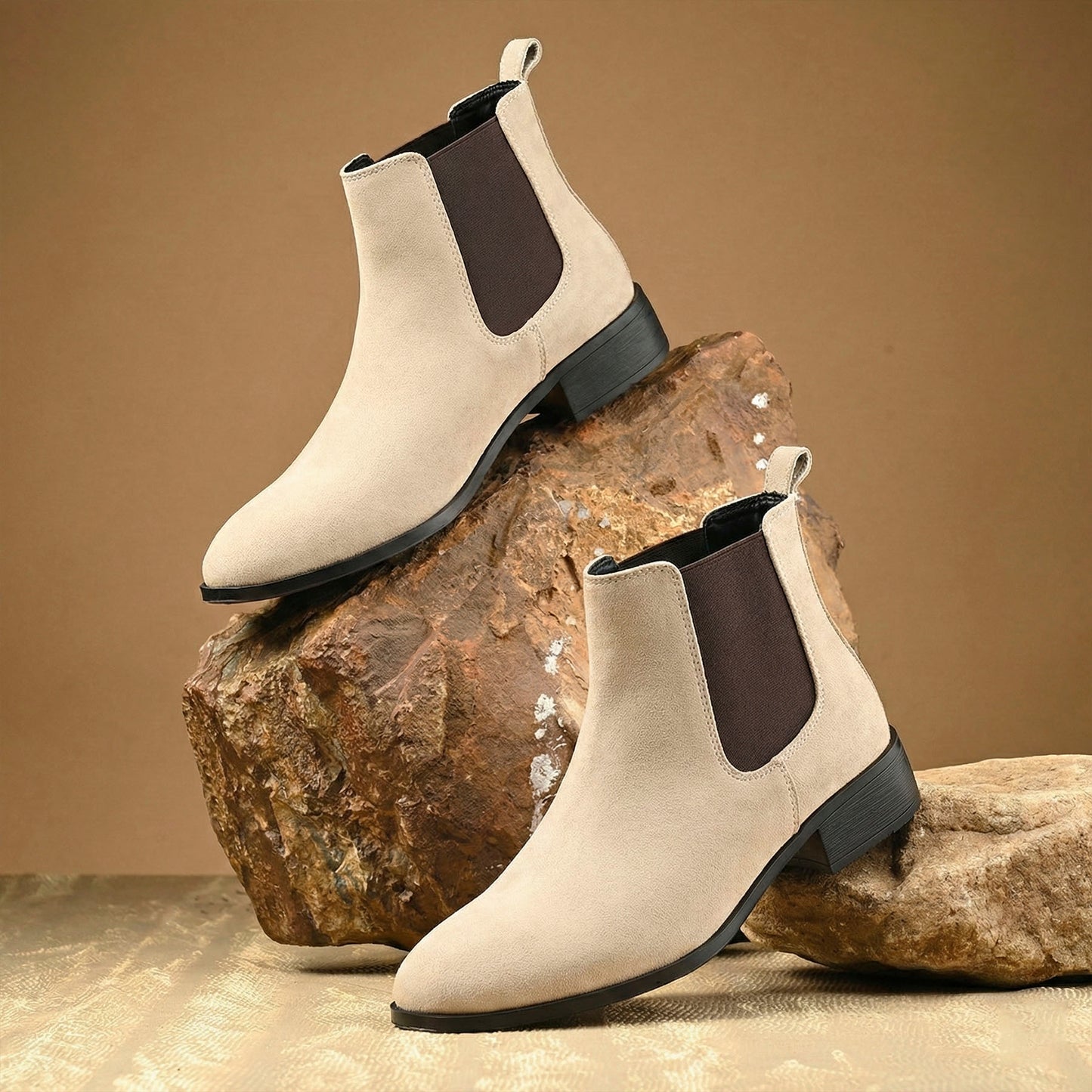 Bxxy Smart Casual Men’s Boots with 4.5cm Heel Height