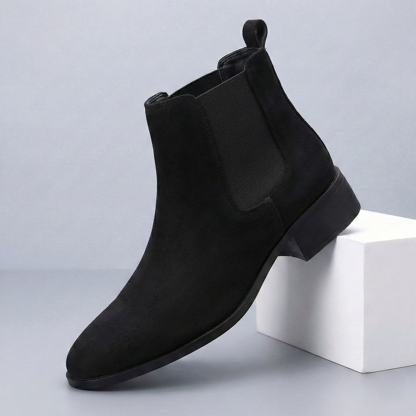 Bxxy Smart Casual Men’s Boots with 4.5cm Heel Height