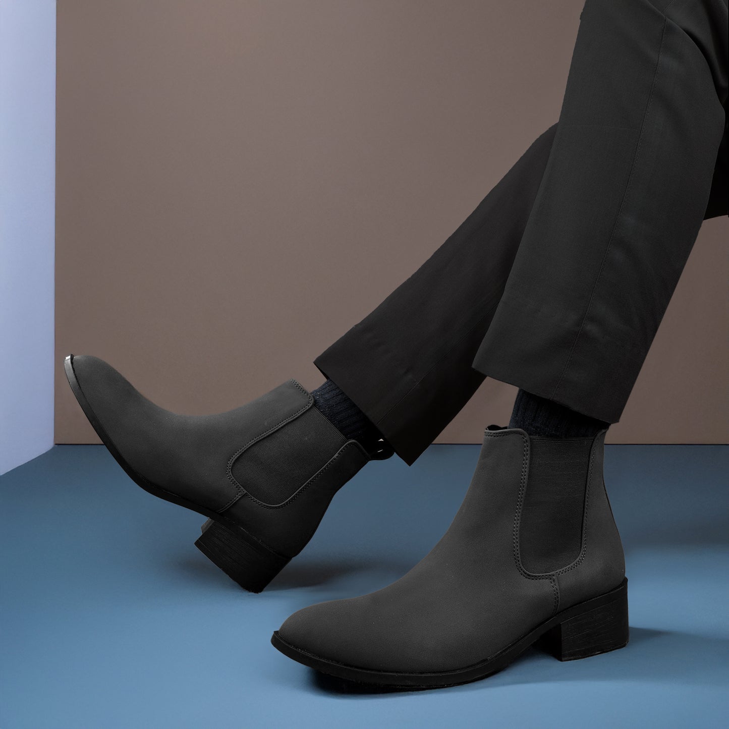 Bxxy 4.5cm Height-Boost Men’s Chealsea Boots