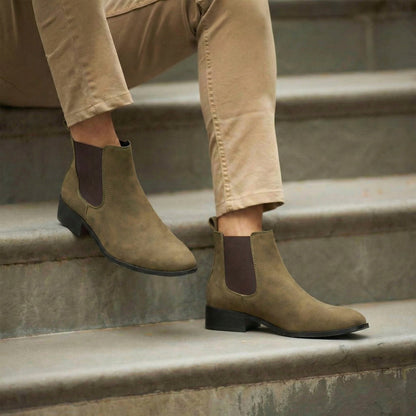 Bxxy Smart Casual Men’s Boots with 4.5cm Heel Height