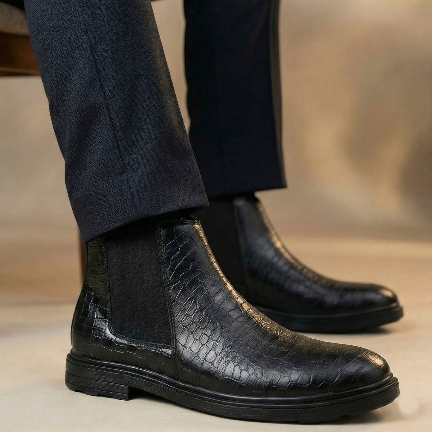 Formal & Casual Chelsea Boots for Men – Sleek Modern Design