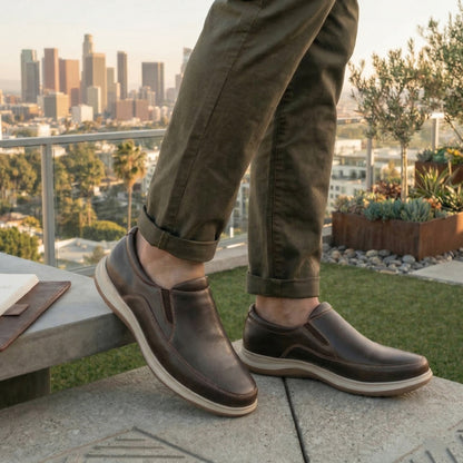 Men’s Casual Slip-On Shoes – Durable Comfort for Office & Walking