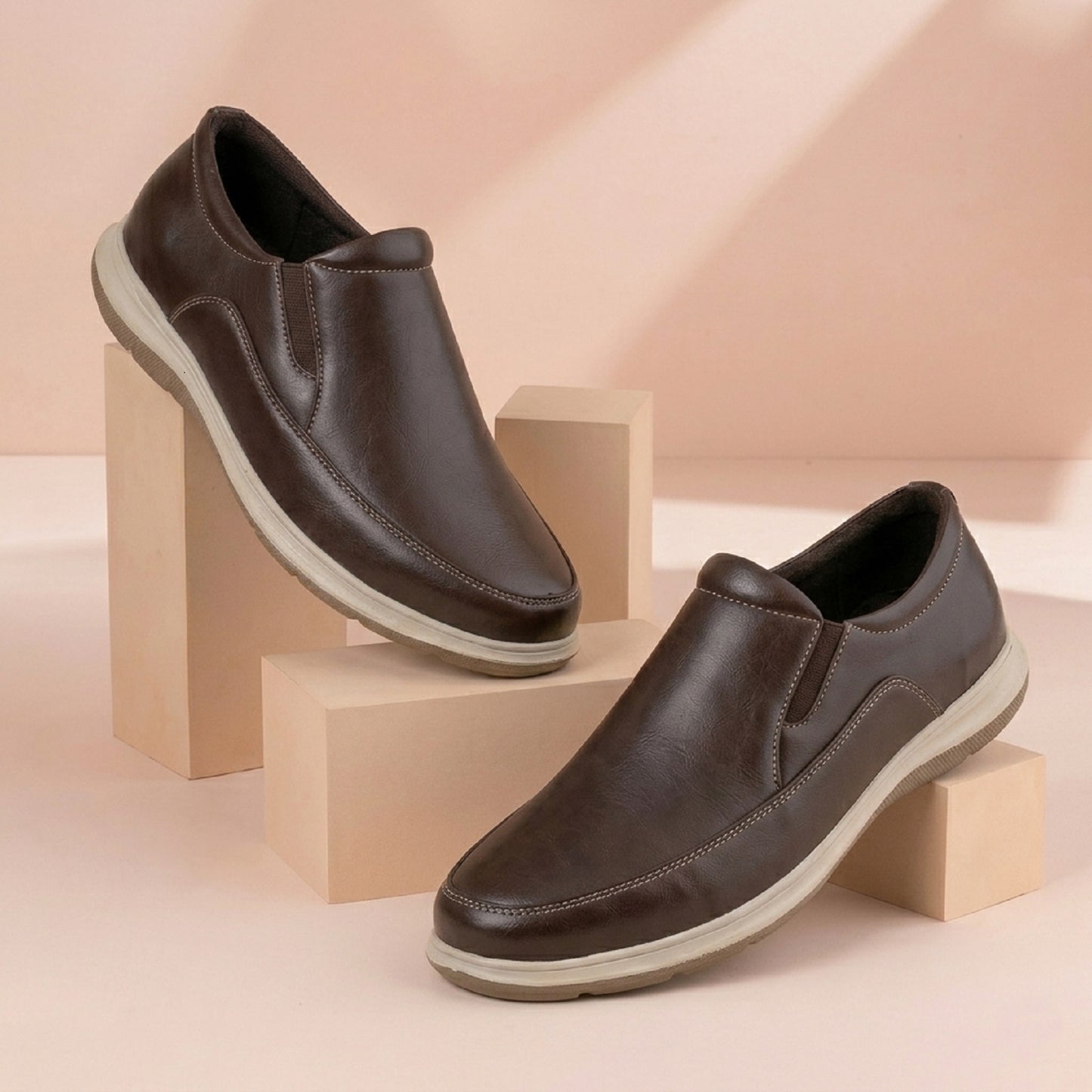 Men’s Casual Slip-On Shoes – Durable Comfort for Office & Walking