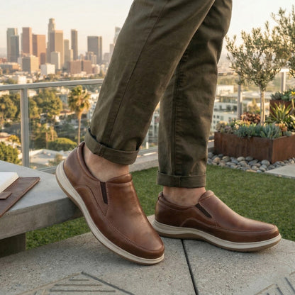 Men’s Casual Slip-On Shoes – Durable Comfort for Office & Walking