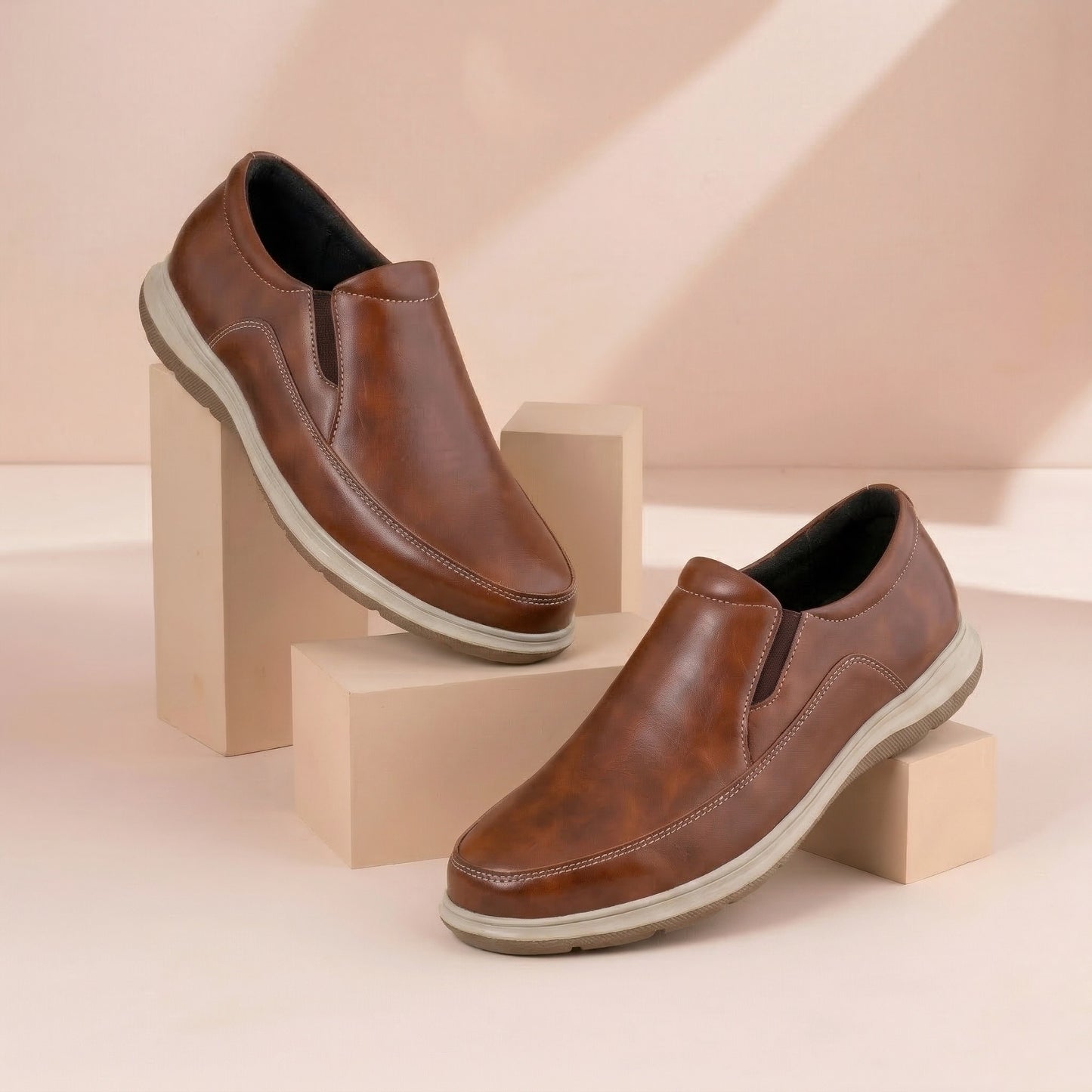 Men’s Casual Slip-On Shoes – Durable Comfort for Office & Walking