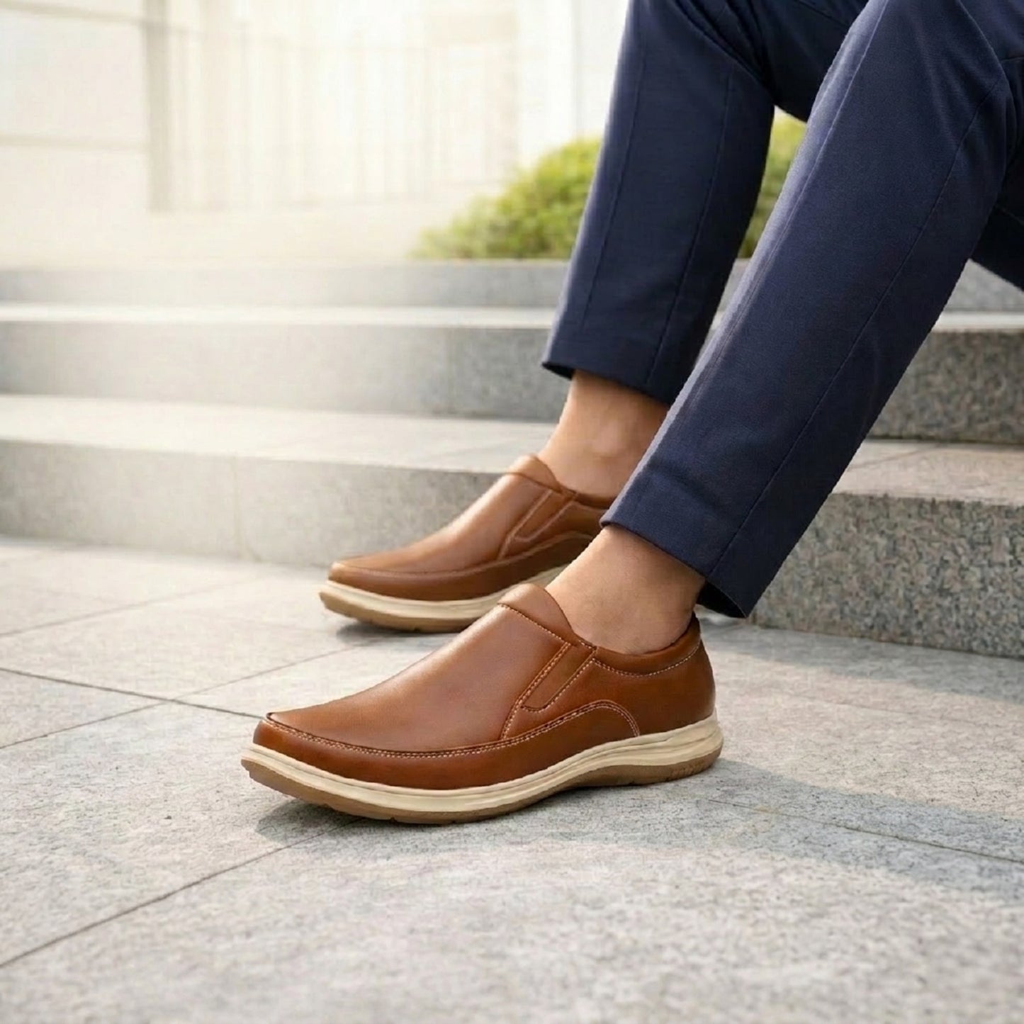Men’s Casual Slip-On Shoes – Durable Comfort for Office & Walking