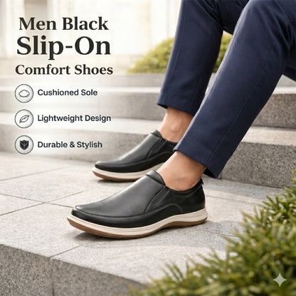 Men’s Casual Slip-On Shoes – Durable Comfort for Office & Walking