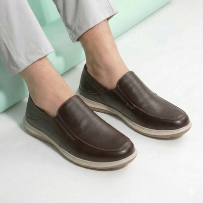 Men’s Premium Faux Leather Slip-On Shoes