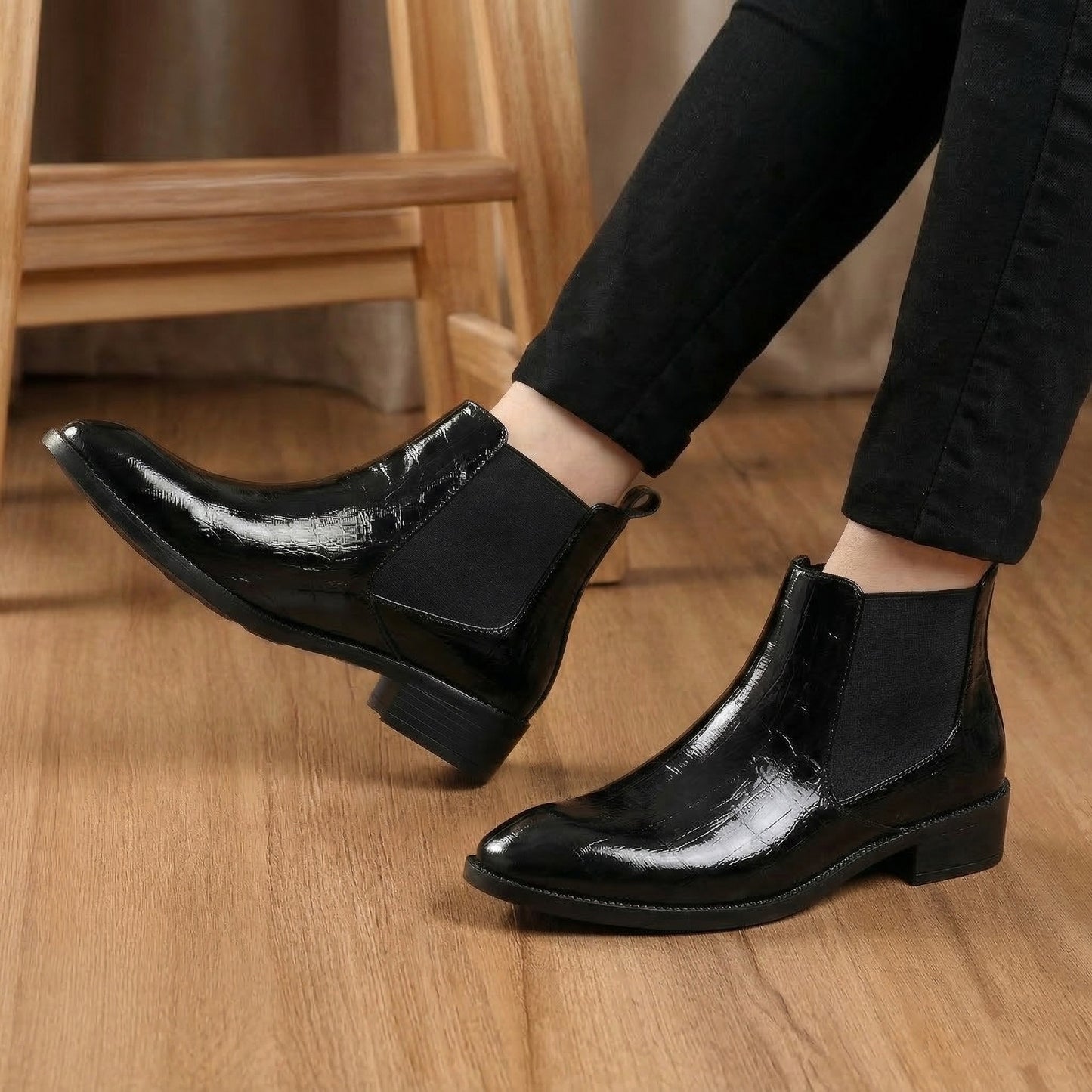 Men’s Elevator Chelsea Boots – Increase Height with Premium Style