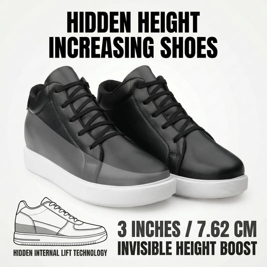 BXXY 3 Inch Elevator Shoes The Perfect Blend of Height Comfort and Fashion