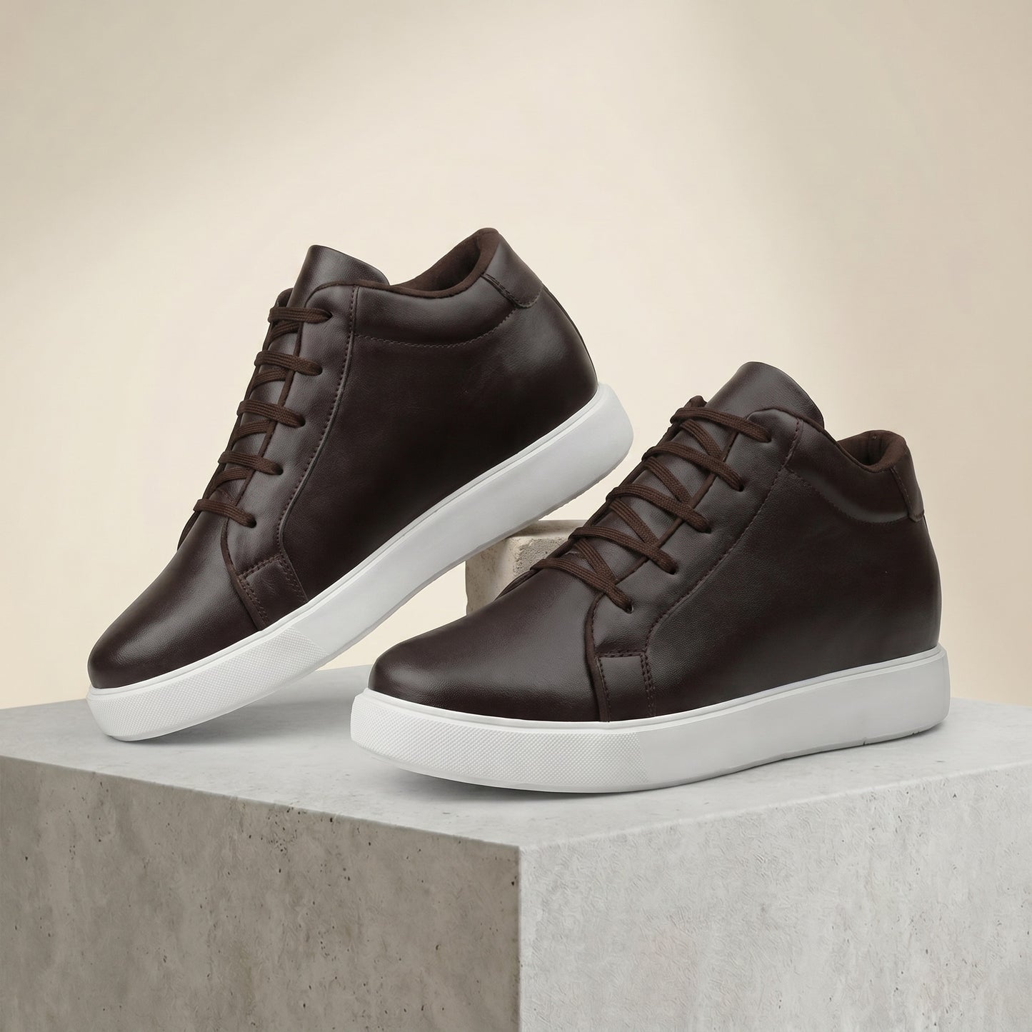 BXXY 7.62 CM Height Increasing Shoes for Men Invisible Elevator Sneakers