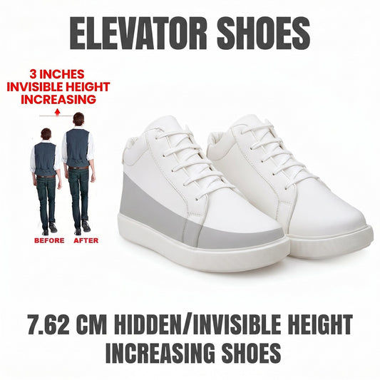 BXXY Elevator Shoes 7.62 CM Hidden Lift Technology with Trendy Design