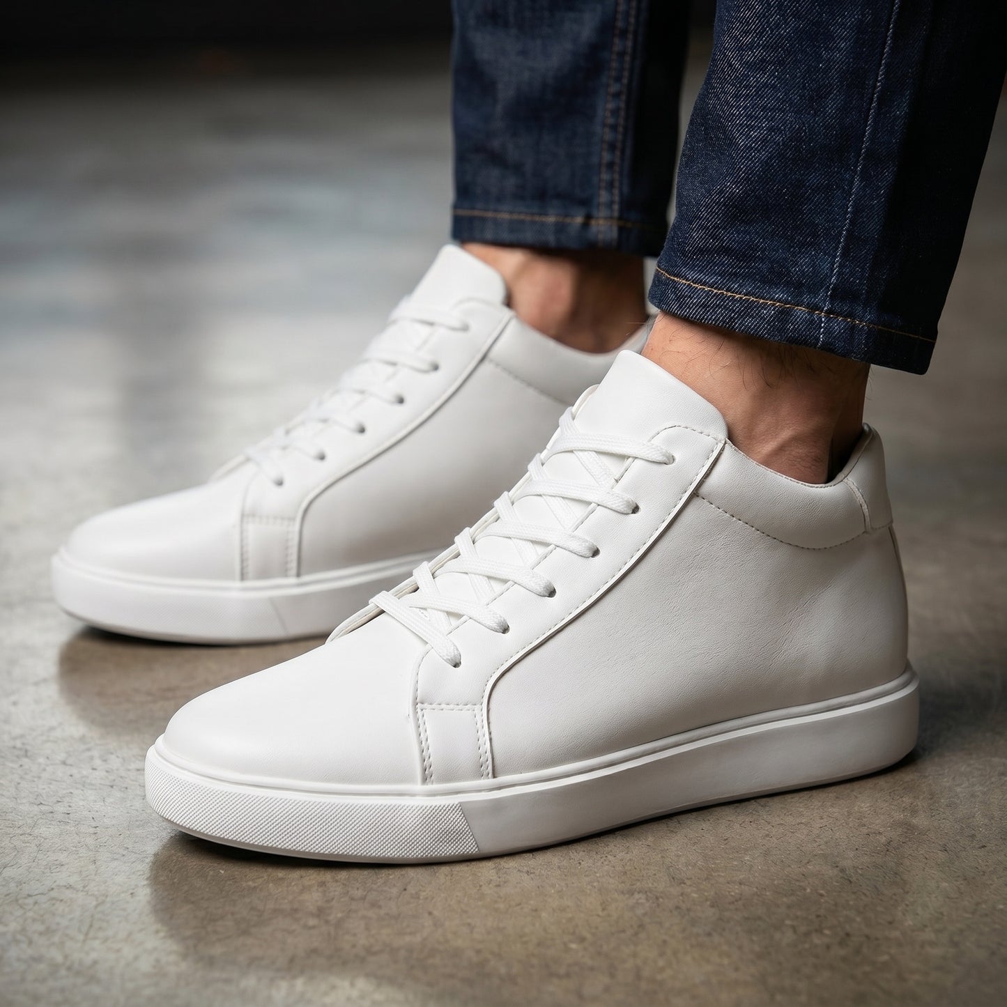 BXXY 7.62 CM Height Increasing Shoes for Men Invisible Elevator Sneakers