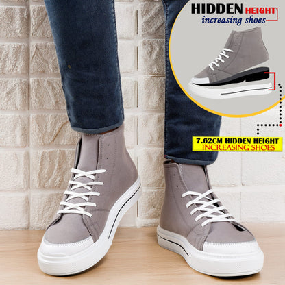 BXXY Premium Elevator Sneakers with 3 Inch Hidden Lift and Everyday Comfort