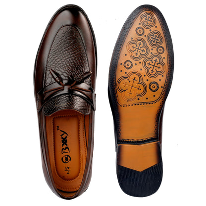 Bxxy's Party Wear Premium Range Tassel Formal Slip-ons for Men