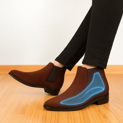 Men's 9CM Hidden Height Increasing Chelsea Boots