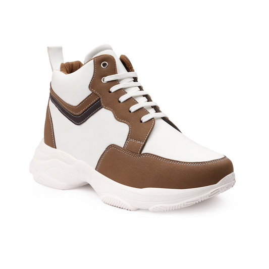BXXY 9CM Height Increasing Modern Elevator Shoes - Brown