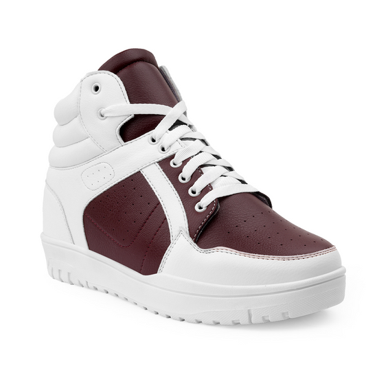 BXXY 9 CM Hidden Height Increasing Sneakers for Men - Brown
