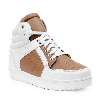 BXXY 9 CM Hidden Height Increasing Sneakers for Men - Beige
