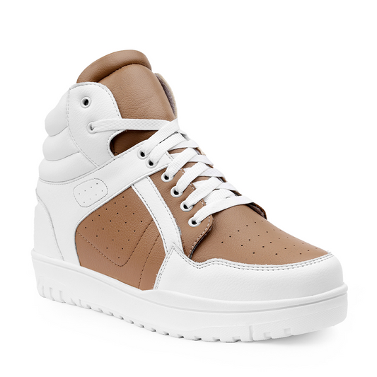 BXXY 9 CM Hidden Height Increasing Sneakers for Men - Beige
