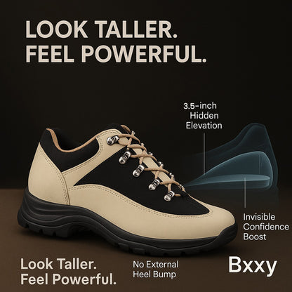 Men's 3.5 Inches Hidden Height Elevator Shoes – Discreet Lift, Premium Style